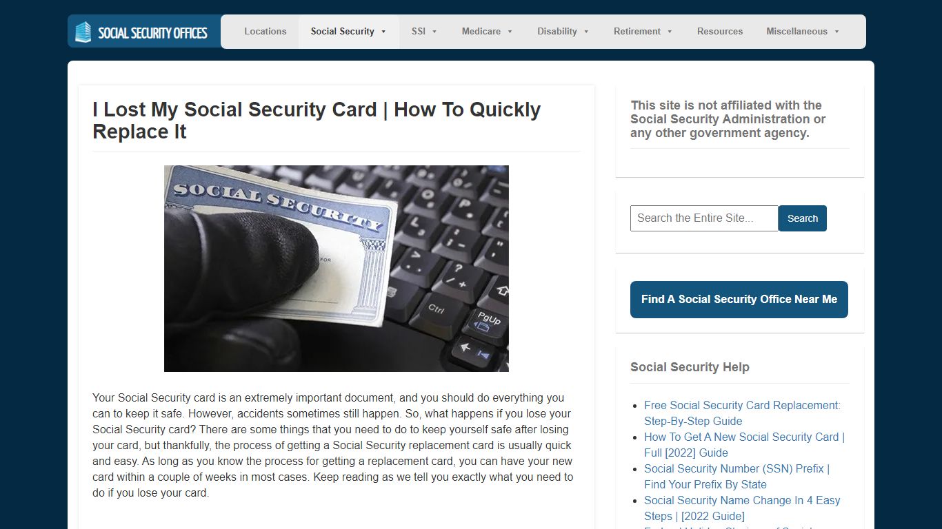 I Lost My Social Security Card | How To Quickly Replace It